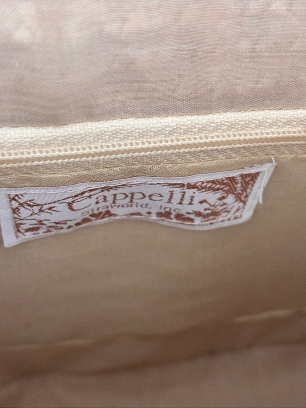 Capelli NY Straworld Inc. Hand-painted Beach Lighthouse Ocean Straw Bag EUC - Picture 9 of 13